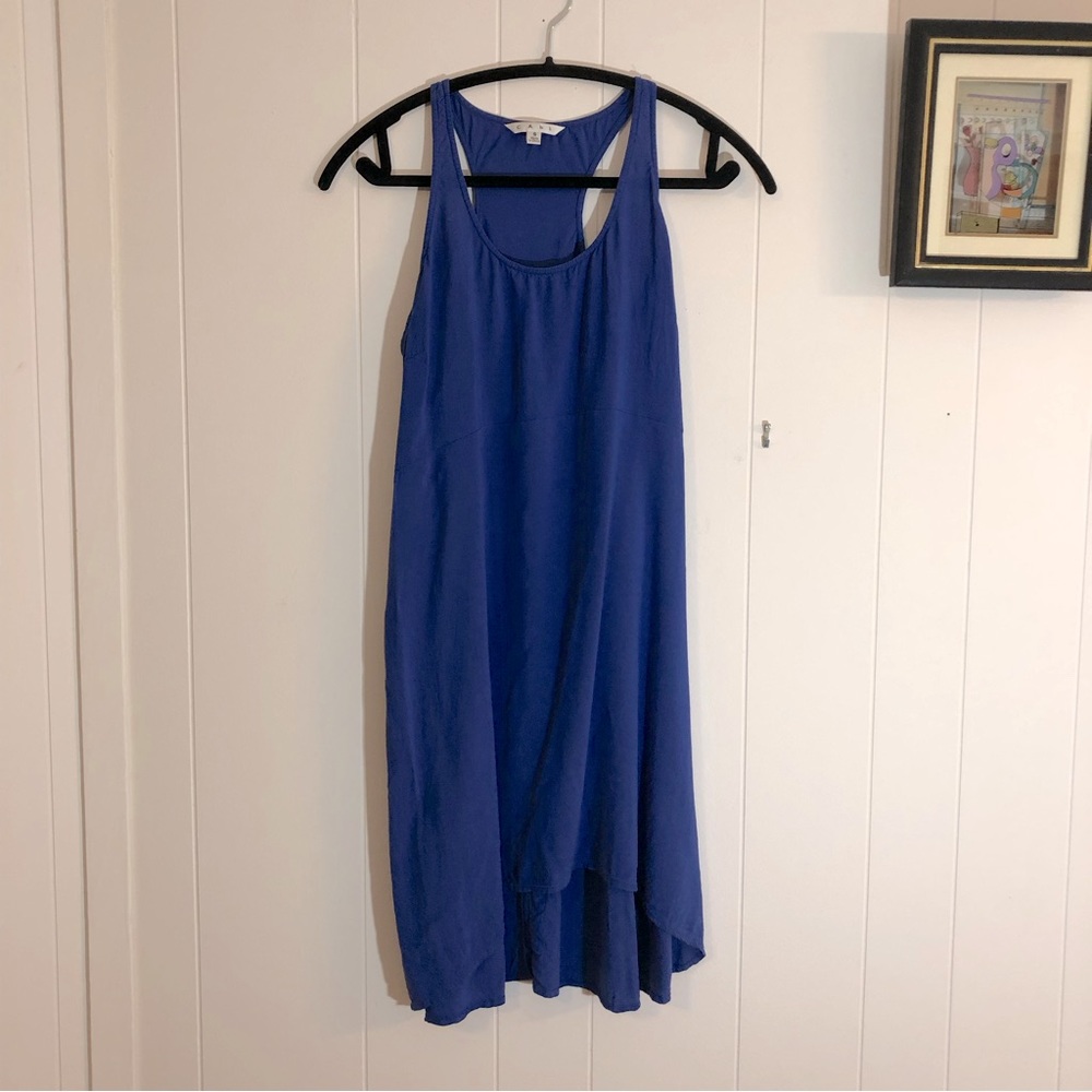 Cabi Royal Blue Tank Racer Back Hi/Low Hemline Dress Small